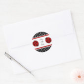 Lady Bug Save the Date Stickers (Umschlag)