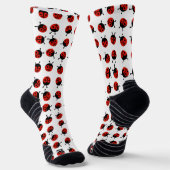 Lady Bug Socken (Gewinkelt)