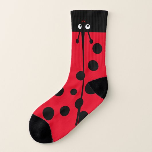 Lady Bug Socken (Links - Außen)