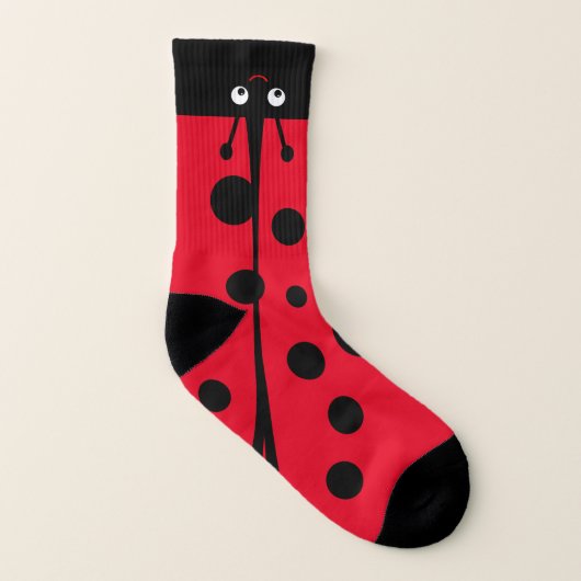 Lady Bug Socken (Rechts - Außen)
