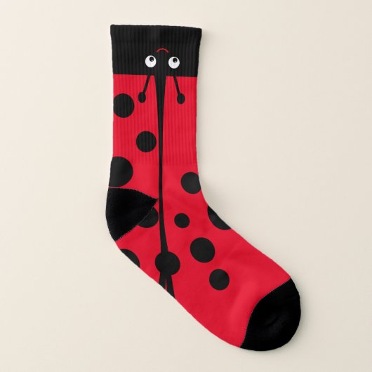 Lady Bug Socken (Links - Innen)