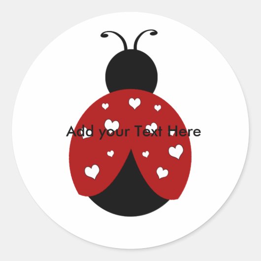 Lady Bug Stickers (Vorderseite)