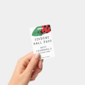 Lady Bug Student Hall Pass Ausweis (Handheld)