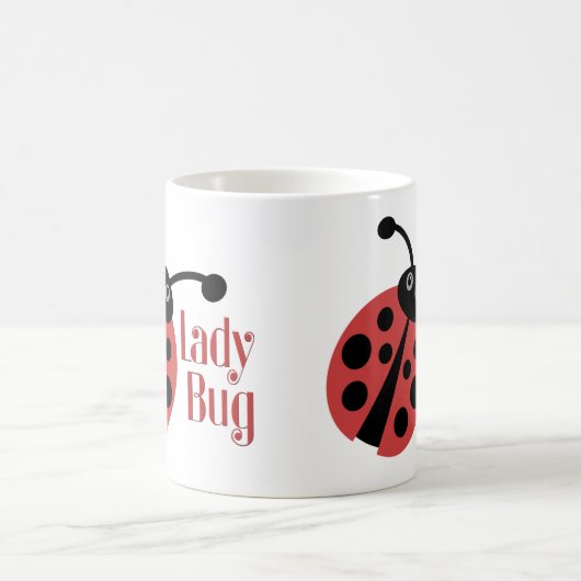 Lady Bug Süße Tier Print Kaffeetasse (Mittel)