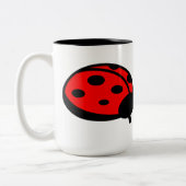 Lady Bug White & Black Tasse (Links)