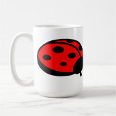 Lady Bug White Tasse (Links)