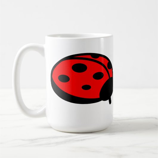 Lady Bug White Tasse (Links)
