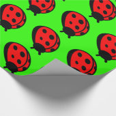 Lady Bug Wrapping Paper Geschenkpapier (Ecke)
