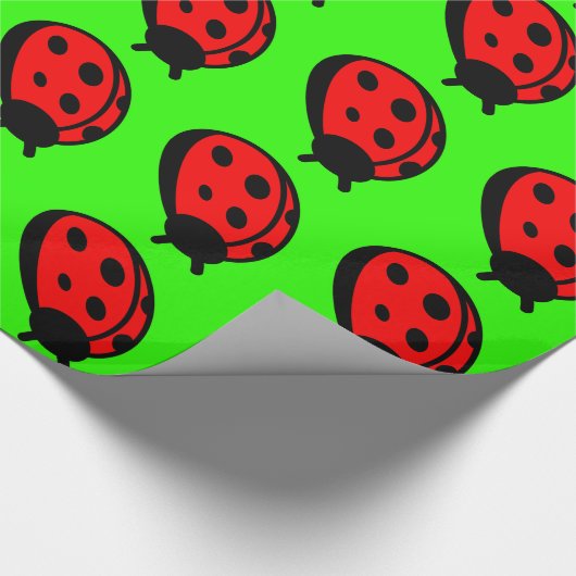 Lady Bug Wrapping Paper Geschenkpapier (Ecke)