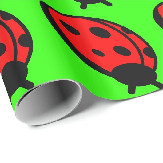 Lady Bug Wrapping Paper Geschenkpapier (Rolleneckpunkt)