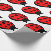 Lady Bug Wrapping Paper Geschenkpapier (Ecke)