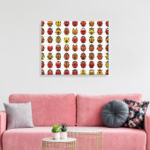 Lady Bugs 1 Wrapped Canvas Leinwanddruck (Insitu (Wohnzimmer))