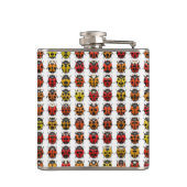 Lady Bugs 1 Wrapped Flask Flachmann (Rückseite)