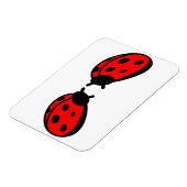 Lady Bugs 3"x4" Magnet (Linke Seite)