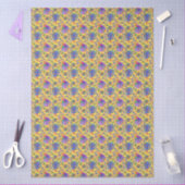 Lady Bugs Amongst the Flowers on a Midsummer Day Seidenpapier (Basteln)