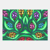 Lady bugs Butterflies insekt Sheet Music Blume Geschenkpapier Set (Vorderseite 3)