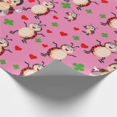 Lady Bugs Geschenkpapier (Ecke)
