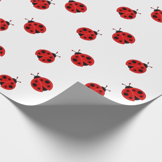 Lady Bugs Geschenkpapier (Ecke)