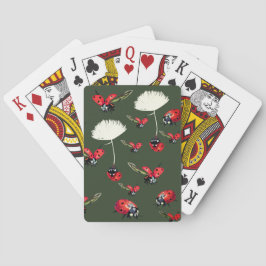 Lady Bugs Green Playing Cards Spielkarten