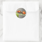 Lady Bugs Round Sticker (Tasche)