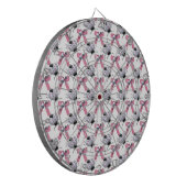 Lady Bugs und Bows Dartscheibe (Vorderseite Links)