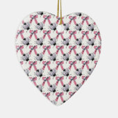 Lady Bugs und Bows Keramikornament (Rechts)