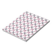 Lady Bugs und Bows Notizblock (Rotiert)