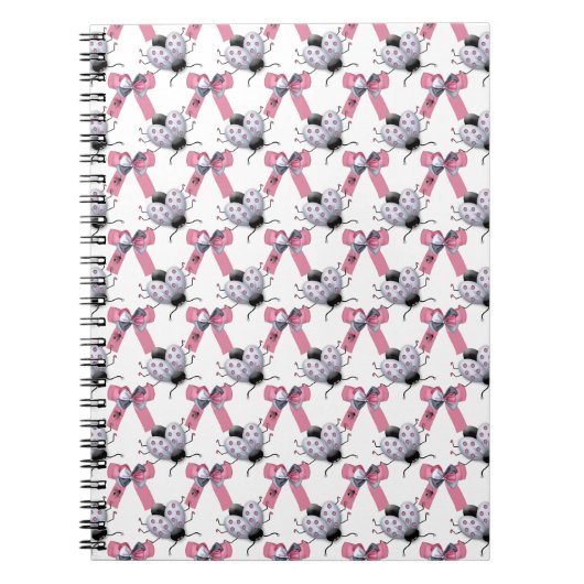 Lady Bugs und Bows Notizblock (Vorderseite)