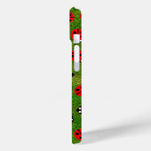 Lady Bugs und Grüngras Case-Mate iPhone Hülle (Rückseite / Links)