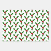 Lady Bugs und Holly Geschenkpapier Set (Vorderseite)