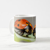 Lady Bugs White Coffee Tasse (Vorderseite Links)