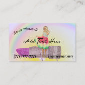 Lady Business Card Visitenkarte (Vorderseite)