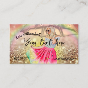 Lady Business Card Visitenkarte