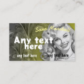 Lady Business Card Visitenkarte (Vorderseite)