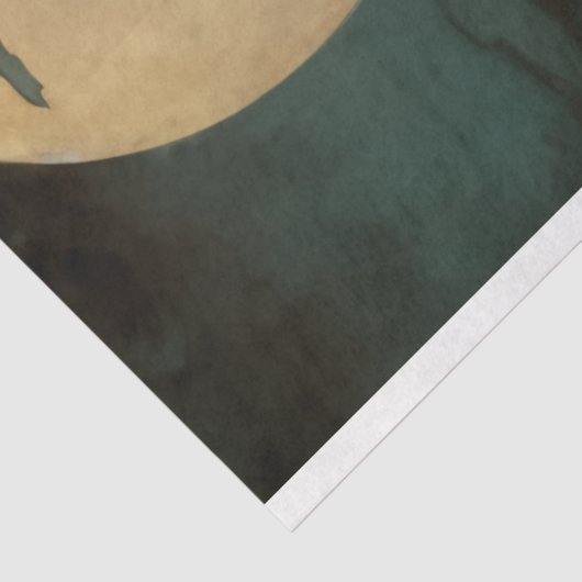 Lady by Moonlight, Art Nouveau Decoupage Seidenpapier (Ausschnitt)