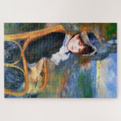 Lady by the Seashore (von Pierre-Auguste Renoir) Puzzle (Horizontal)