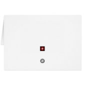 Lady Capricorn Rosa Zodiac Blankenkarte (Rückseite Horizontal)