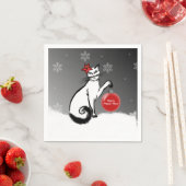 Lady Cat Serviette (Beispiel)