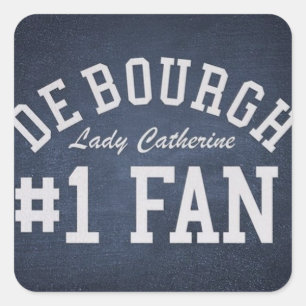 Lady Catherine de Bourgh #1 Fan Quadratischer Aufkleber