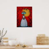 Lady Catrina Poster (Küche)