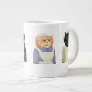 LADY CATS Big White Tasse