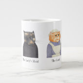 LADY CATS Big White Tasse + Text (Vorderseite)