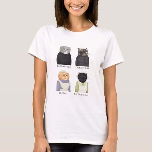 LADY CATS Damen Basic T-Shirt (Vorderseite)