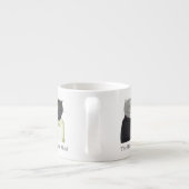 LADY CATS Espresso Cup + Text Espressotasse (Rückseite)