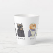 LADY CATS Latte Tasse + Text (Vorderseite)