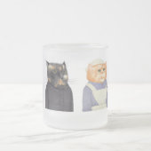 LADY CATS Mattiert Glass Tasse (Mittel)