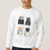 LADY CATS Men Basic Sweatshirt (Vorderseite)