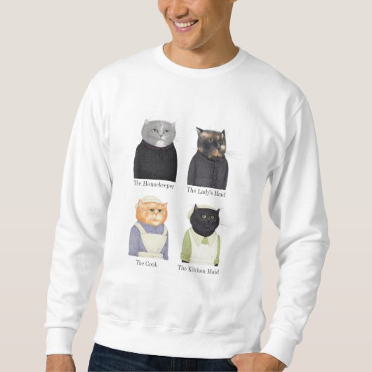 LADY CATS Men Basic Sweatshirt (Vorderseite)