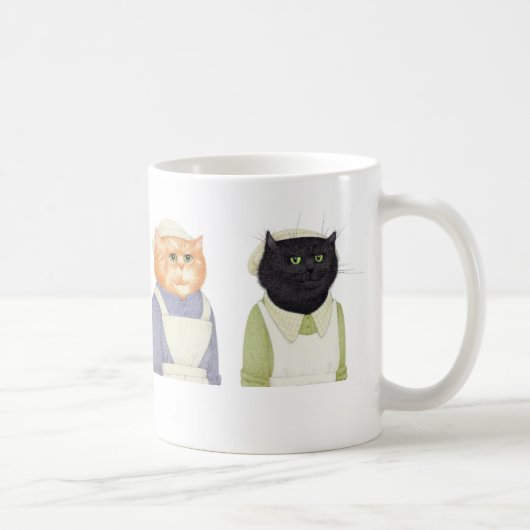 LADY CATS White Tasse (Rechts)