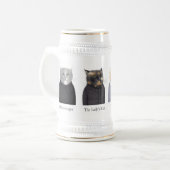 LADY CATStein + Text Bierglas (Vorderseite Links)